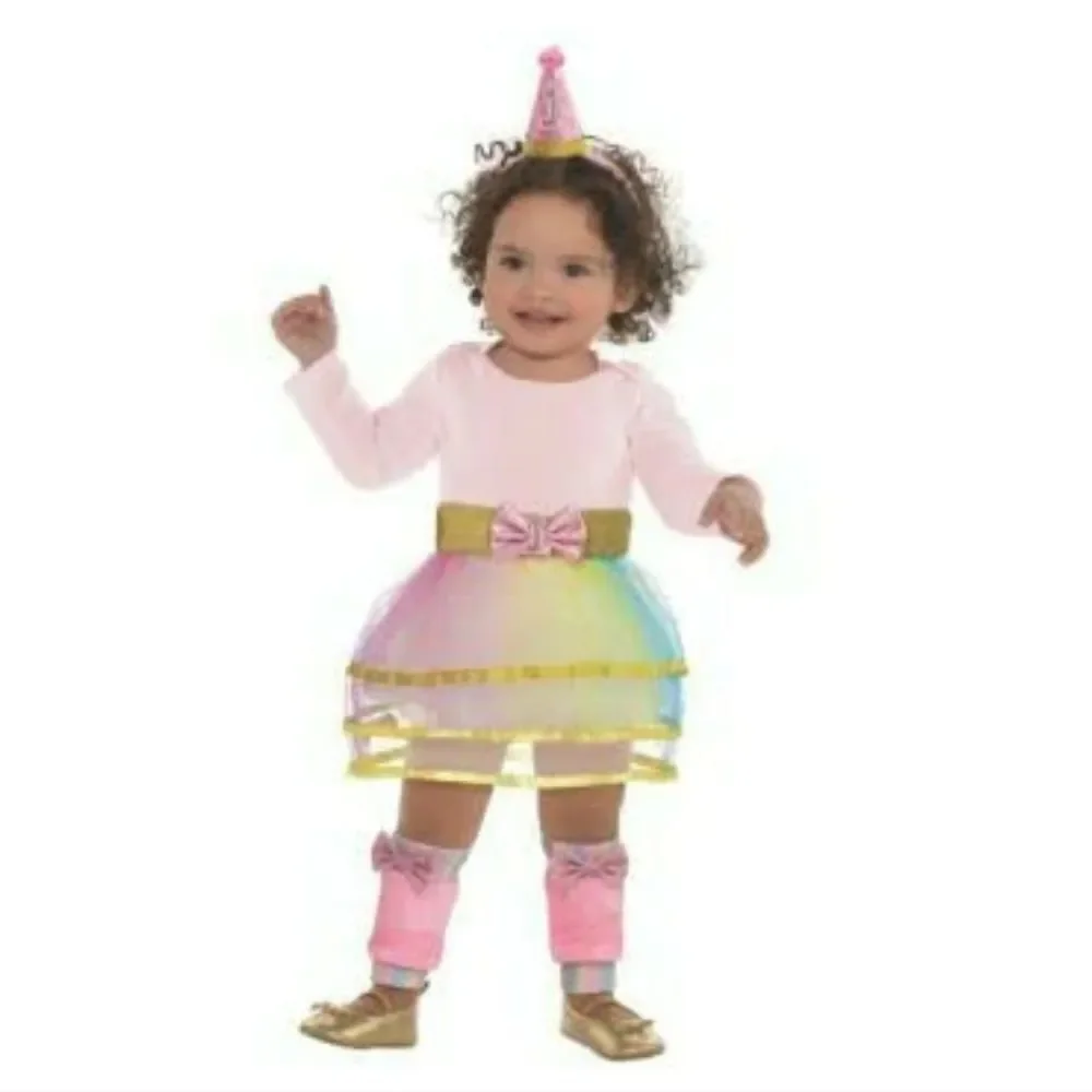 My 1st Birthday Kit Include Tutu Leg Warmers crown Headband 4 Piece set